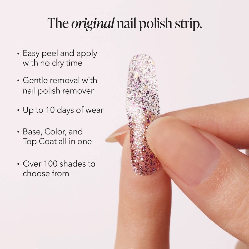 Color Street Nail Strips - SHOCKWAVE - NEVER USED!      pink nails beauty makeup - Picture 6 of 7